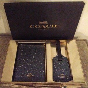 Coach passport holder